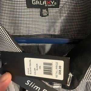 2xl Galaxy Harris dress shirt with tags